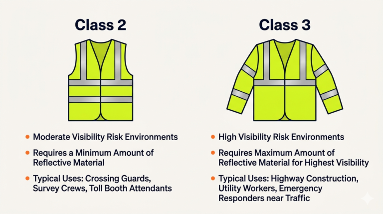 ANSI 107 Class 2 vs. Class 3: A Buying Guide for Crew Supervisors