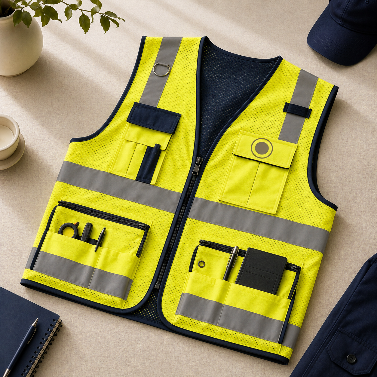Surveyor Vests with logo