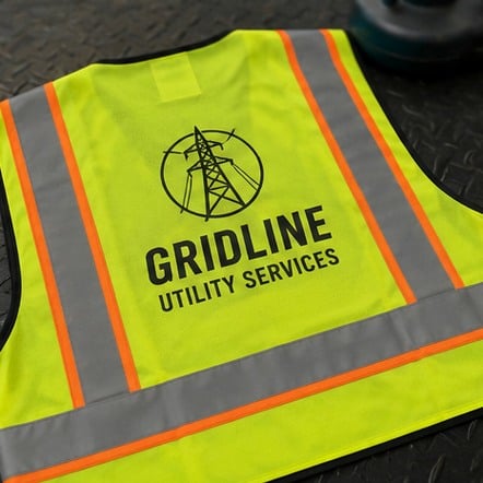 Custom hi-vis vests for utilities and rail crews