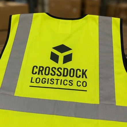 Custom hi-vis vests for warehouses and logistics