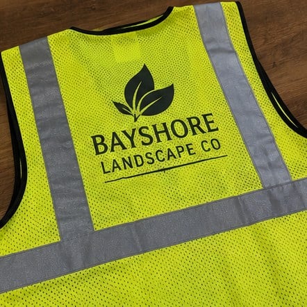 Custom mesh hi-vis vests