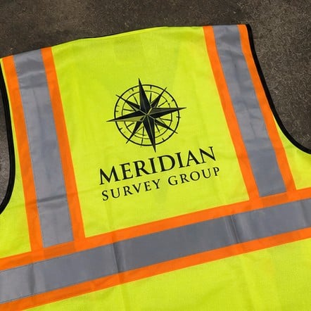 Custom surveyor safety vests
