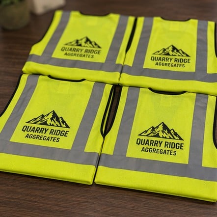 Custom safety vests for small business crews